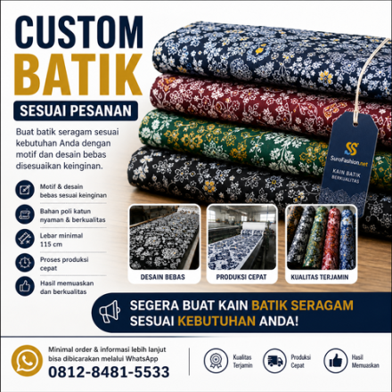 pesan batik custom